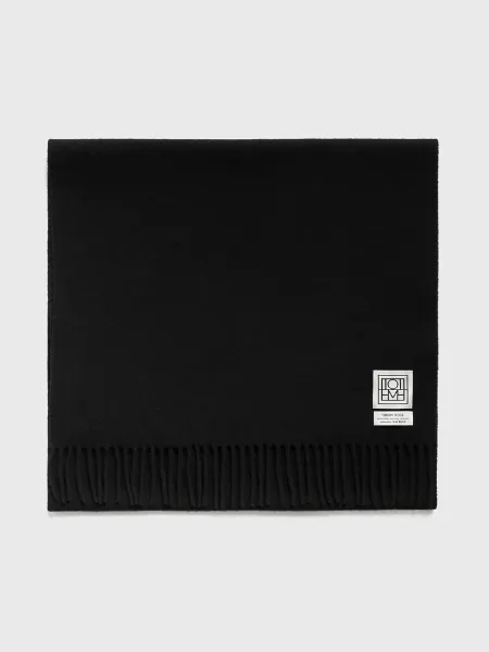 Classic Wool Scarf Black